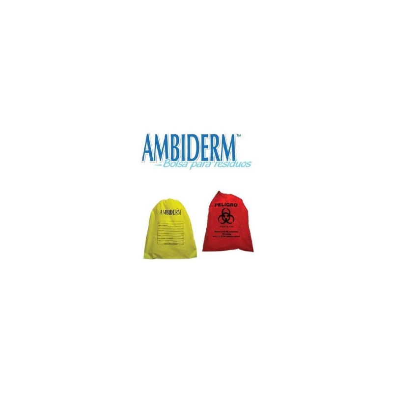 Bolsa para residuos peligrosos – Ambiderm paq. c/50