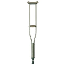 Muletas de Aluminio Axilares con Acabado Natural