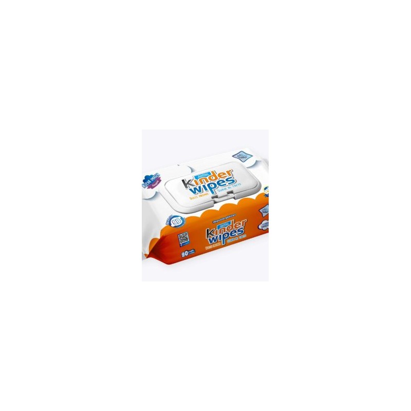 Toallitas Humedas Kinder Wipes Caja c/12 paq de 90pz c/u