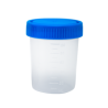 Vaso Recolector Tapa Azul Esteril paquete c/100pzs