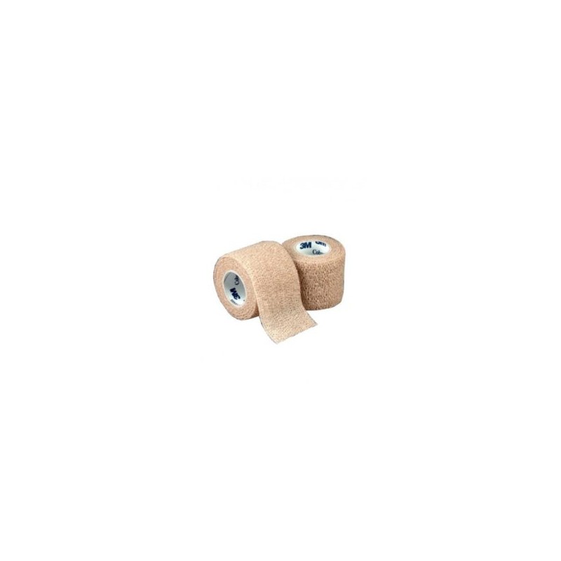 Venda Coban Autoadhesiva 5cm Ancho Marca 3M caja C/36 piezas “PRECIO POR CAJA” COLOR PIEL