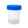 Vaso Recolector Tapa Azul Esteril paquete c/100pzs