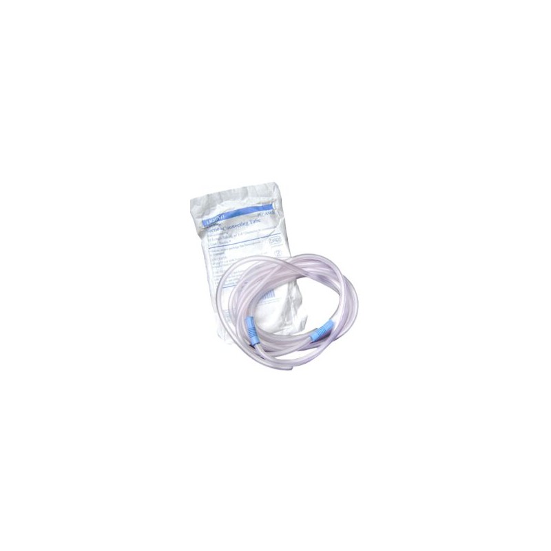 Tubo de Succión Esteril 3.10 mts 2 Conectores Amsino AS826